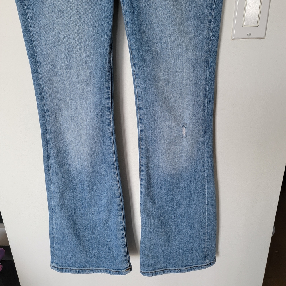 Anthropologie Sky Blue Flare Jeans - Picture 8 of 13
